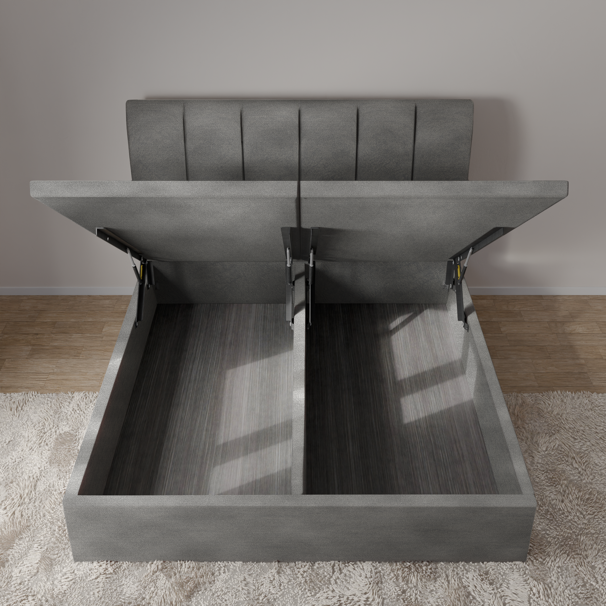 Timeless & Classic Series: Storage Bedframe Model D