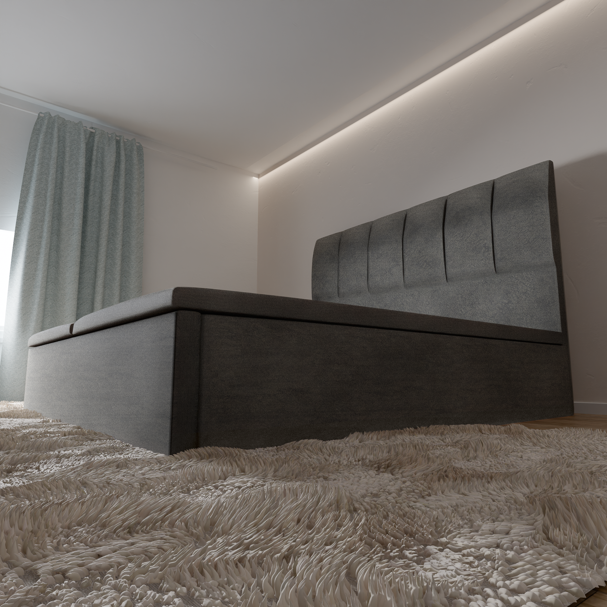 Timeless & Classic Series: Storage Bedframe Model D