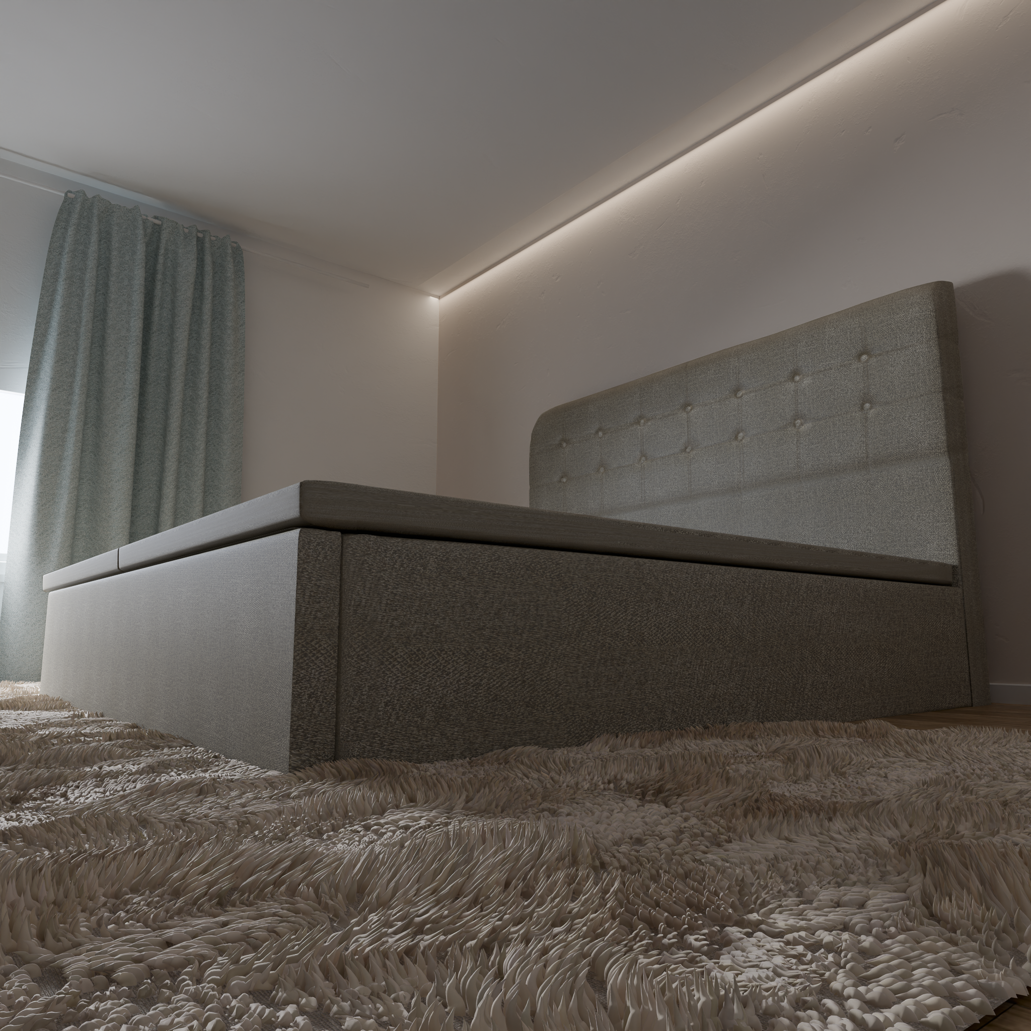 Timeless & Classic Series: Storage Bedframe Model C