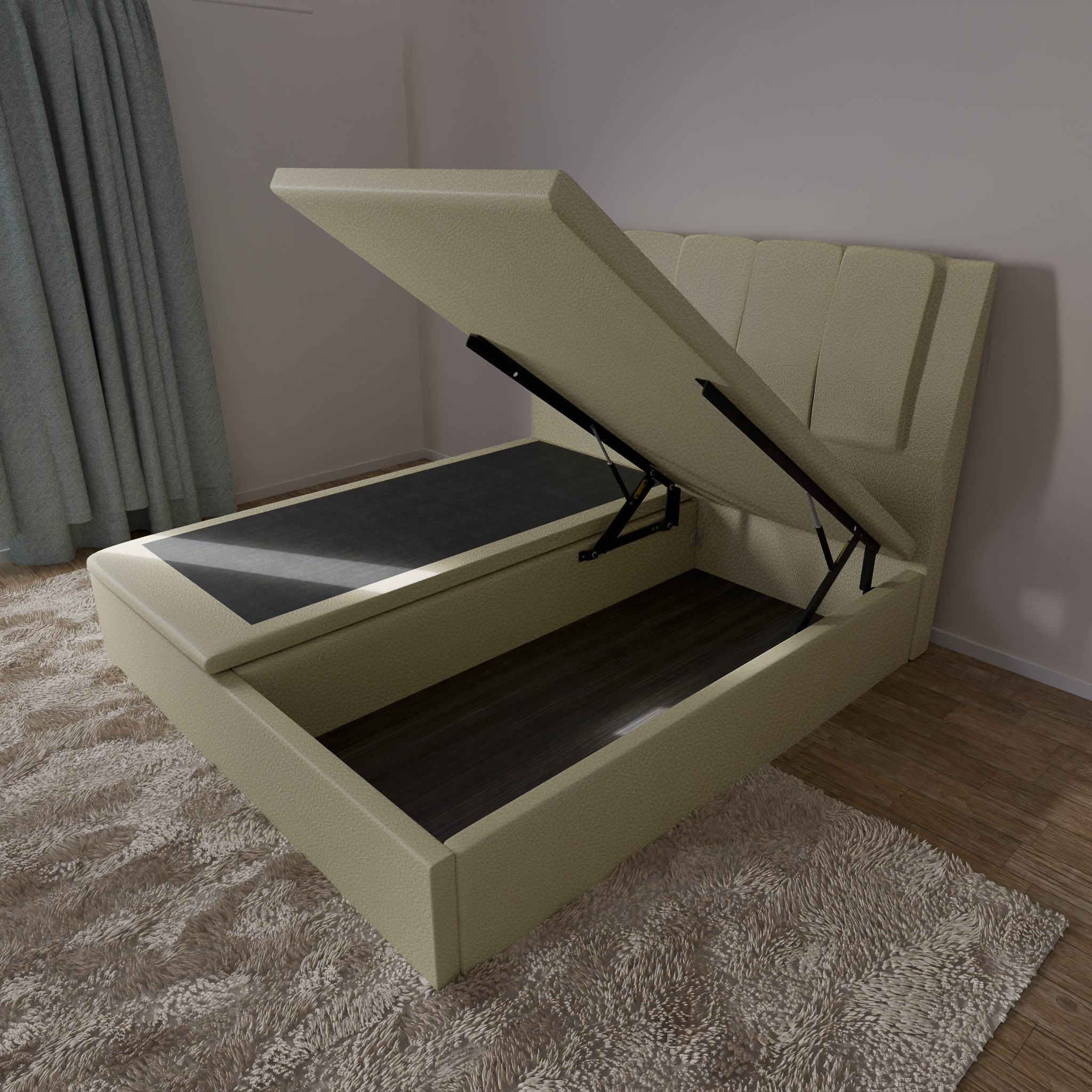 Timeless & Classic Series: Storage Bedframe Model A