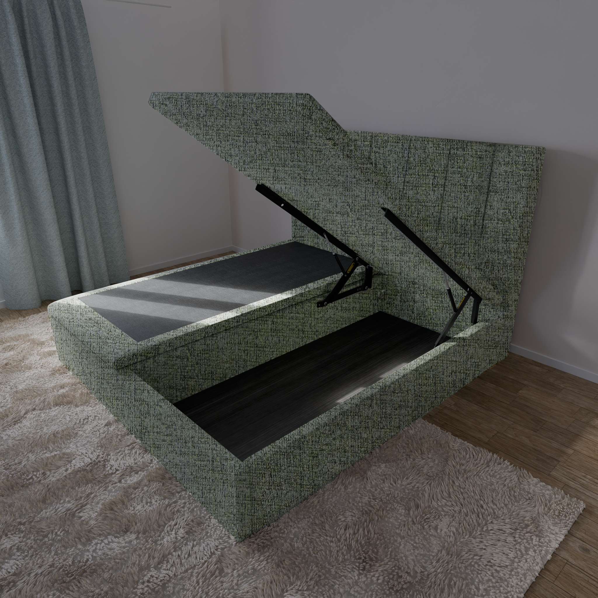 Timeless & Classic Series: Storage Bedframe Model B