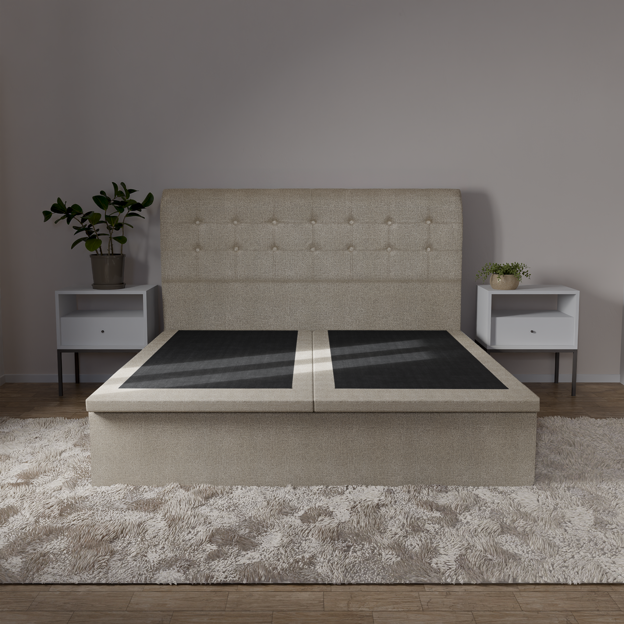 Timeless & Classic Series: Storage Bedframe Model C