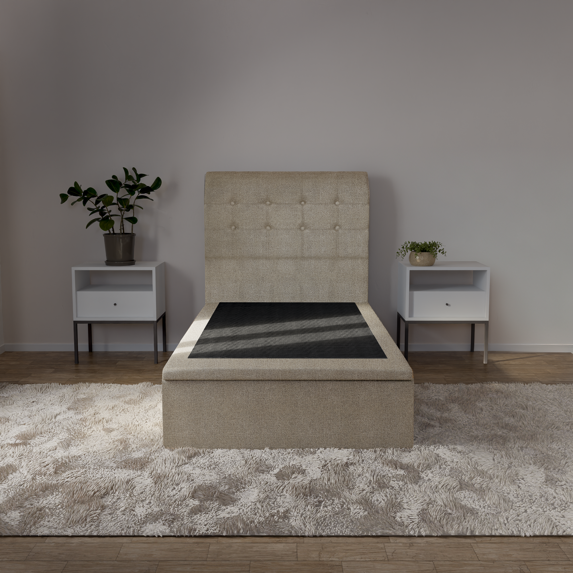 Timeless & Classic Series: Storage Bedframe Model C