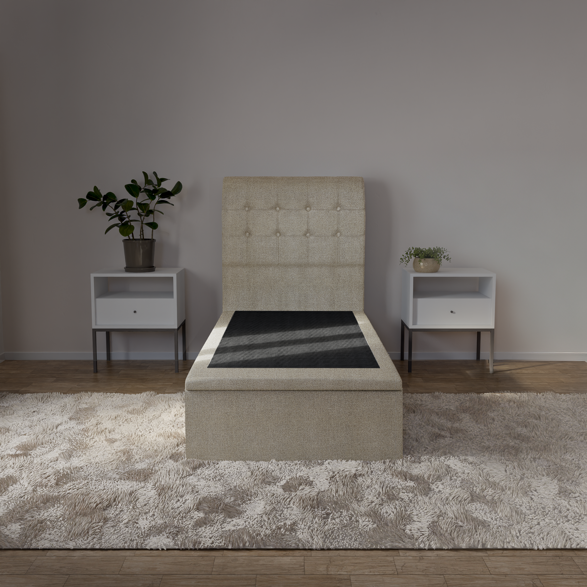Timeless & Classic Series: Storage Bedframe Model C