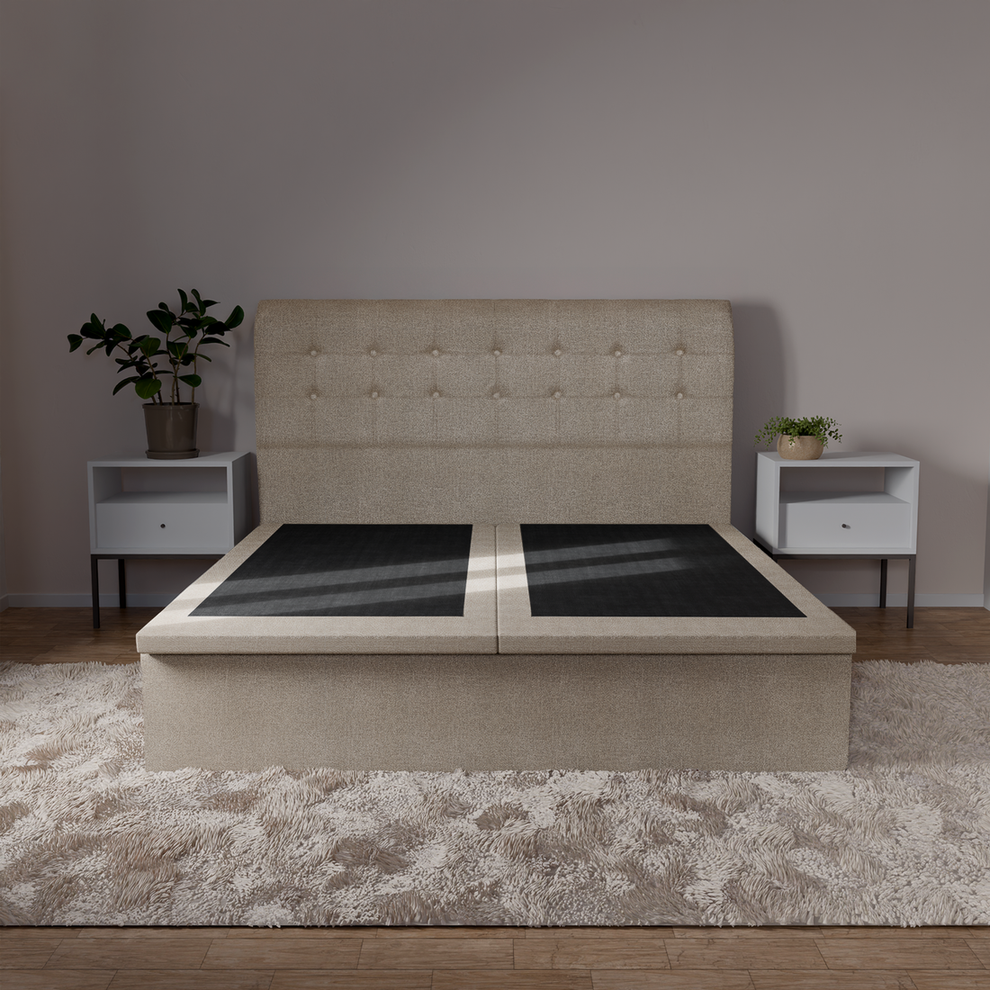 Timeless &amp; Classic Series: Storage Bedframe Model C
