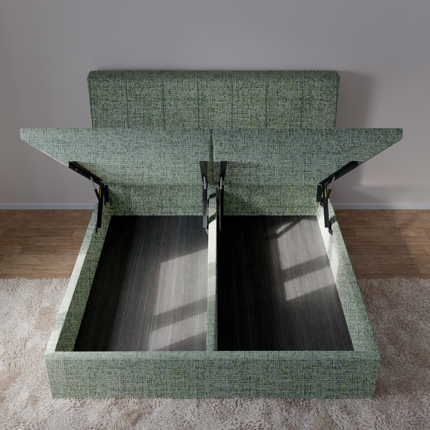 Timeless &amp; Classic Series: Storage Bedframe Model B