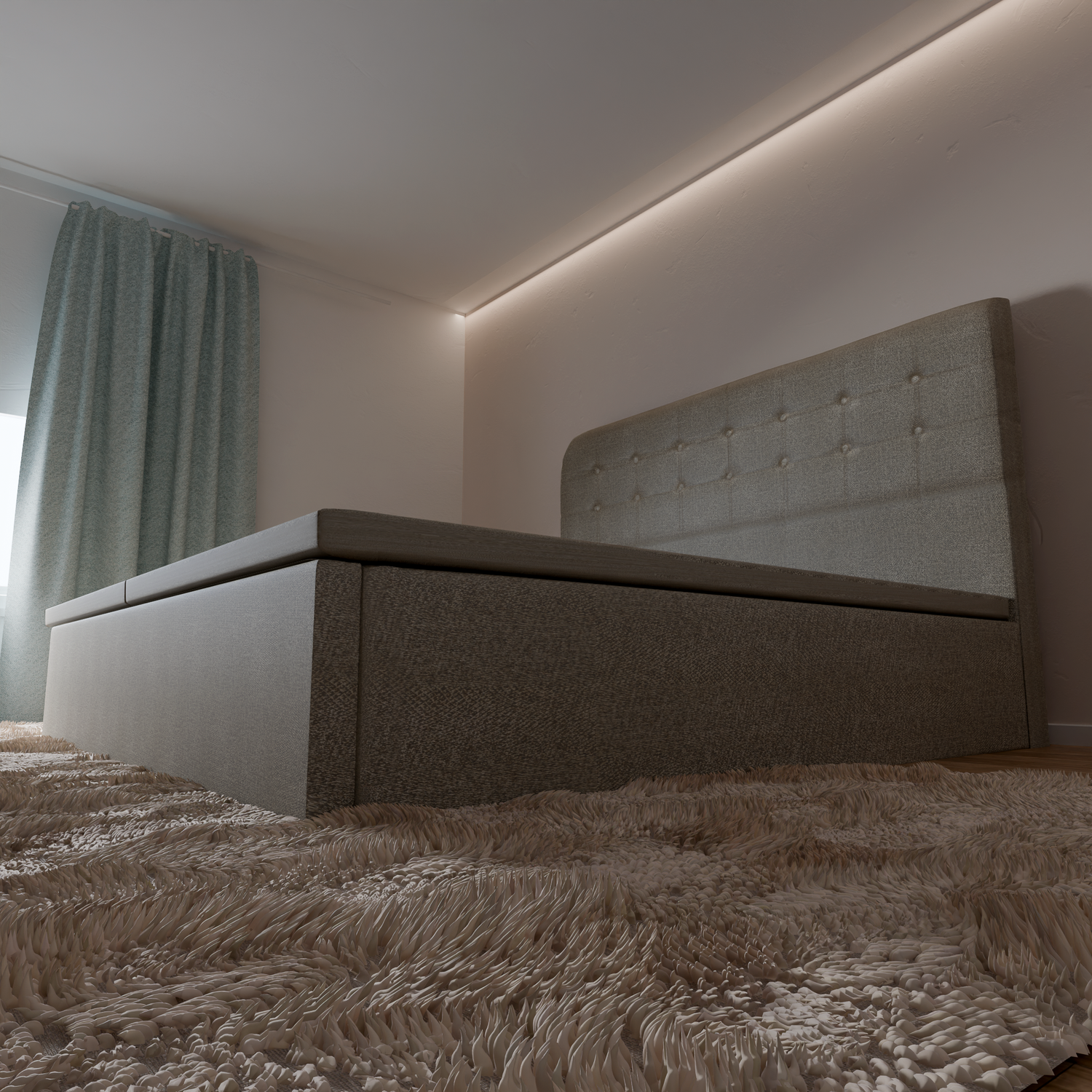 Timeless &amp; Classic Series: Storage Bedframe Model C