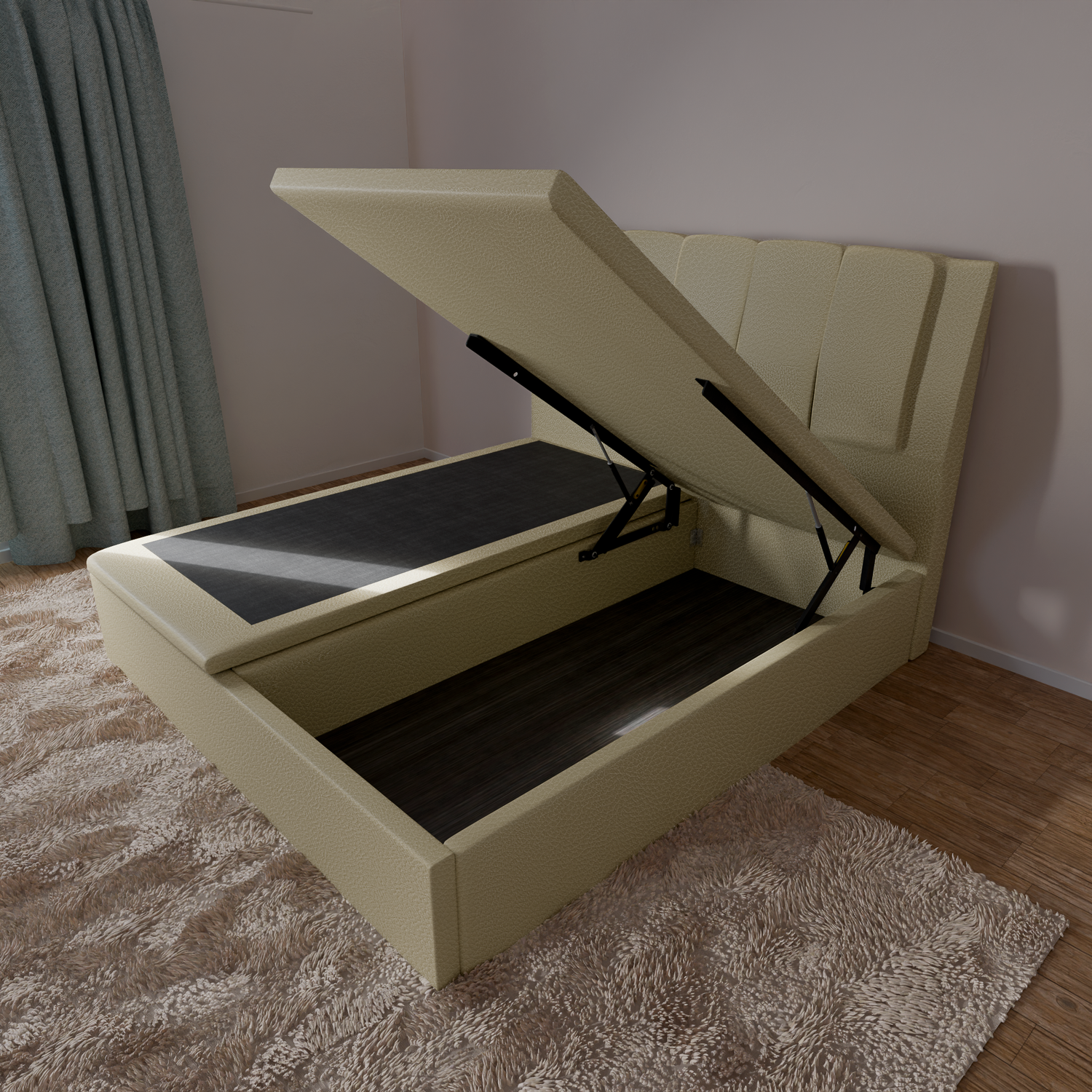 Timeless &amp; Classic Series: Storage Bedframe Model A