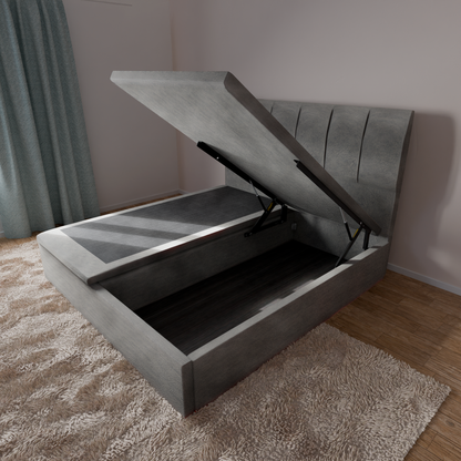 Timeless &amp; Classic Series: Storage Bedframe Model D