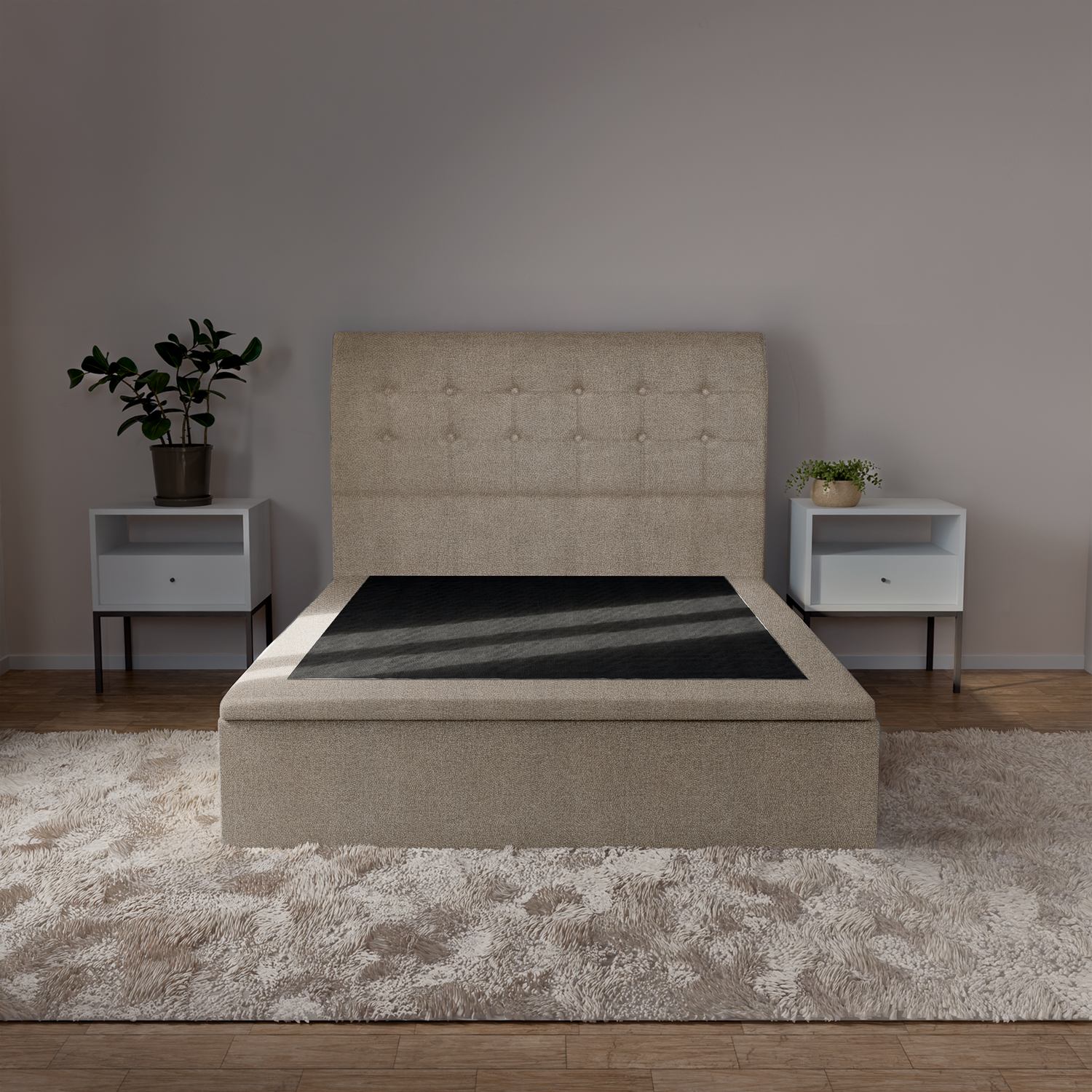 Timeless &amp; Classic Series: Storage Bedframe Model C