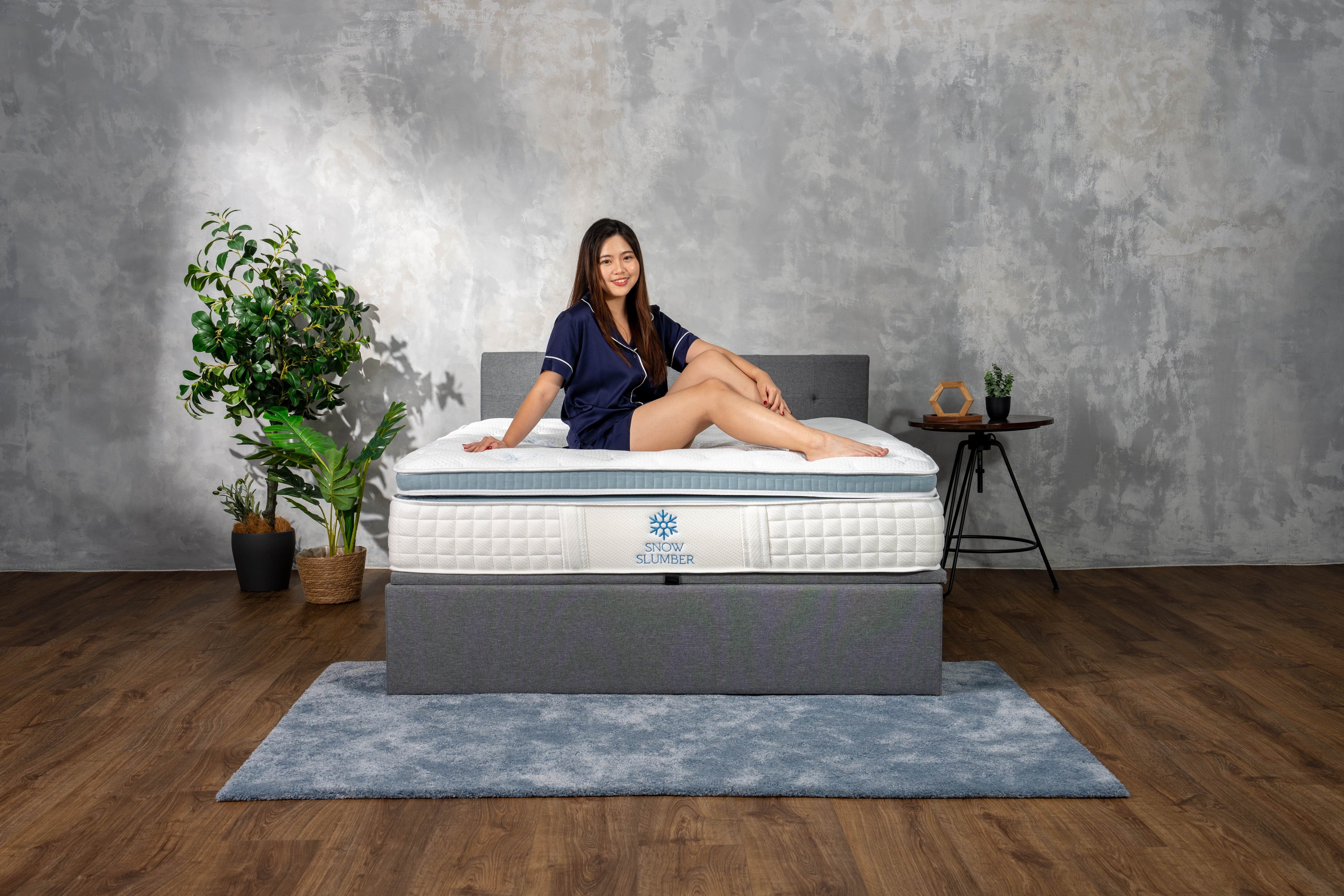 Slumber pillow hot sale top mattress